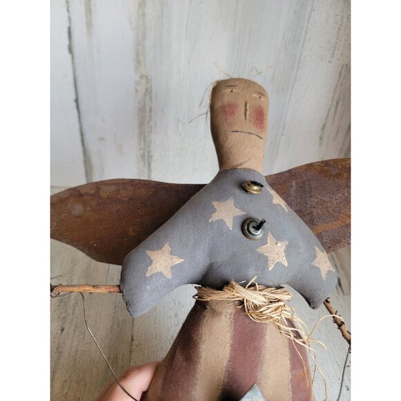 Large 1998 vintage Bonnie plush hanging angel doll cherub - Picture 3 of 15